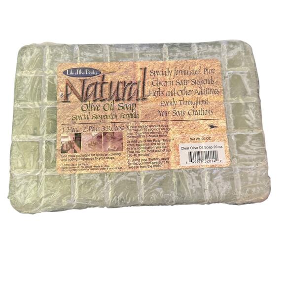 Life Of The Party Natural Olive Oil Pure Glycerin Soap Soap 20 oz - Picture 1 of 2
